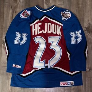 *SOLD* Milan Hejduk Colorado Avalanche NHL CCM Jersey